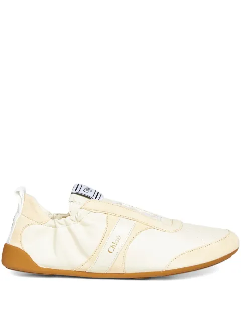 Chloé zapatillas con logo y cordones