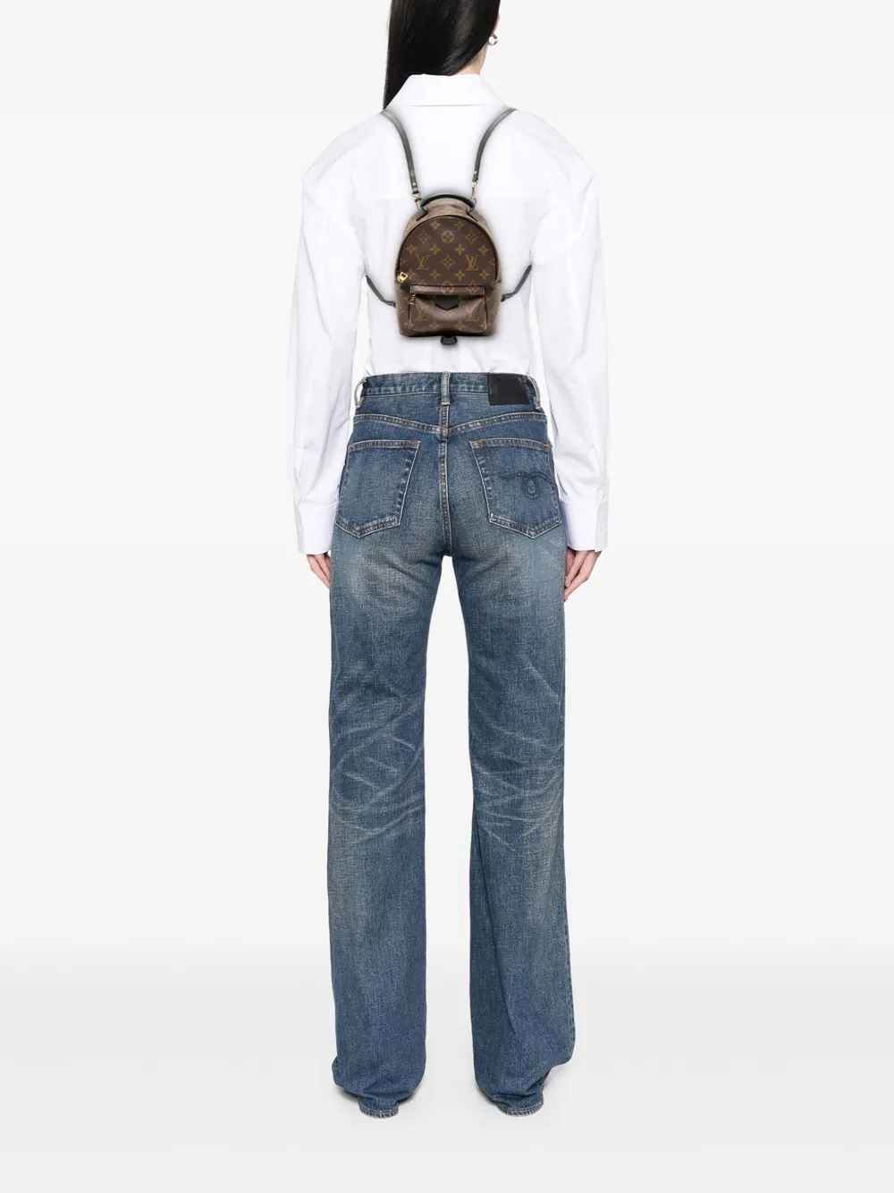 Louis Vuitton Pre-Owned 2019 Monogram Mini Palm Springs backpack | Pre-Owned | Image 2