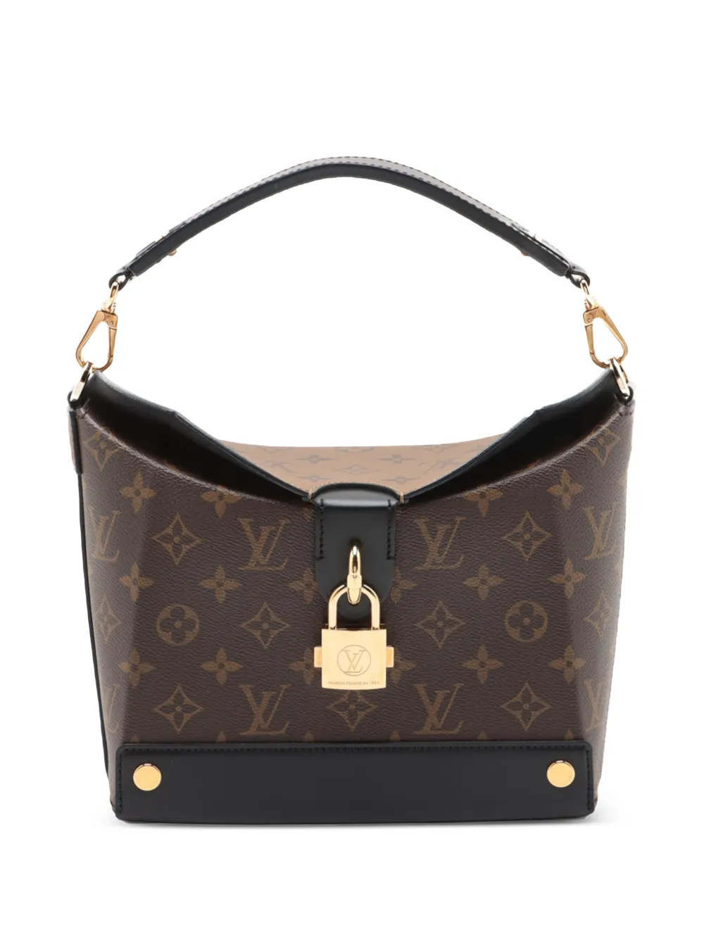 Louis Vuitton Pre-Owned 2017 Monogram Reverse Bento Box satchel - ブラウン