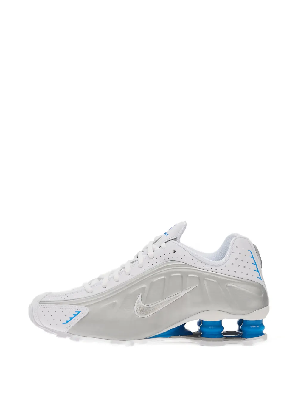 Nike Shox R4 geperforeerde sneakers Wit