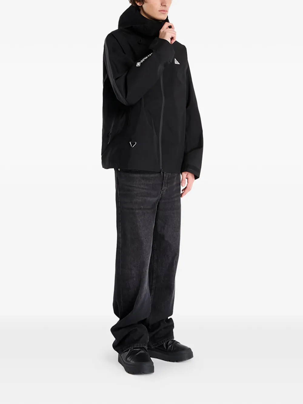 Nike Acg Misery Ridge Hooded Jacket In Black
