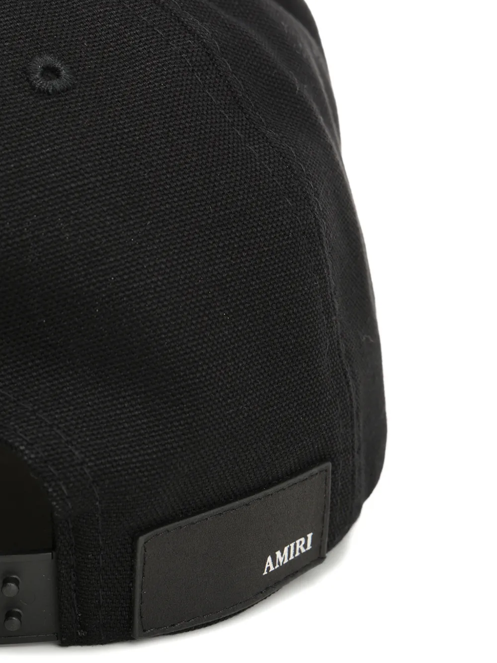 Amiri Logo-embroidered Baseball Cap In Black