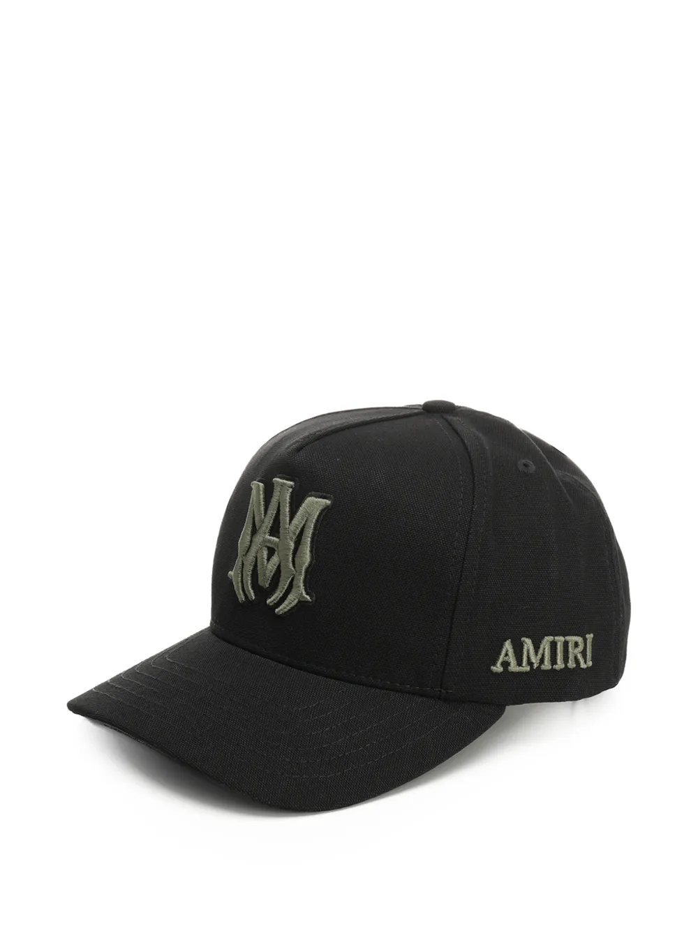 Amiri Logo-embroidered Baseball Cap In Black