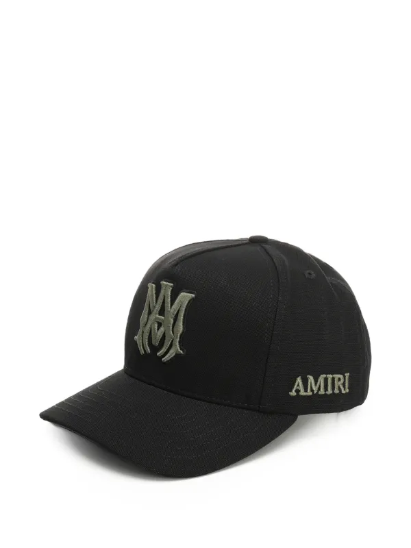 AMIRI ロゴ キャップ | ブラック | FARFETCH JP