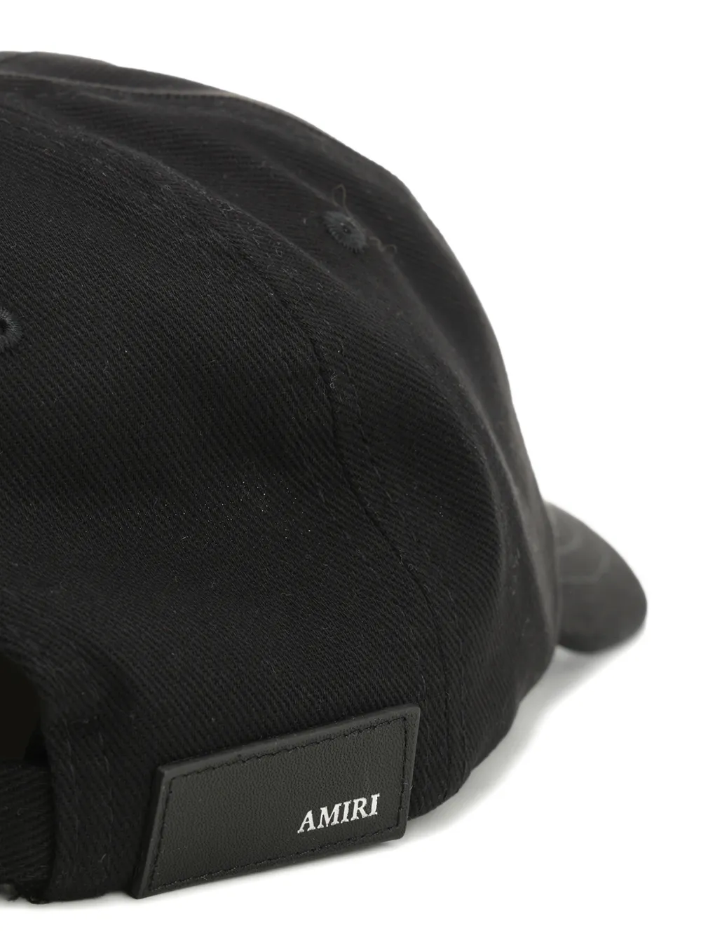 AMIRI Honkbalpet met geborduurd logo Zwart