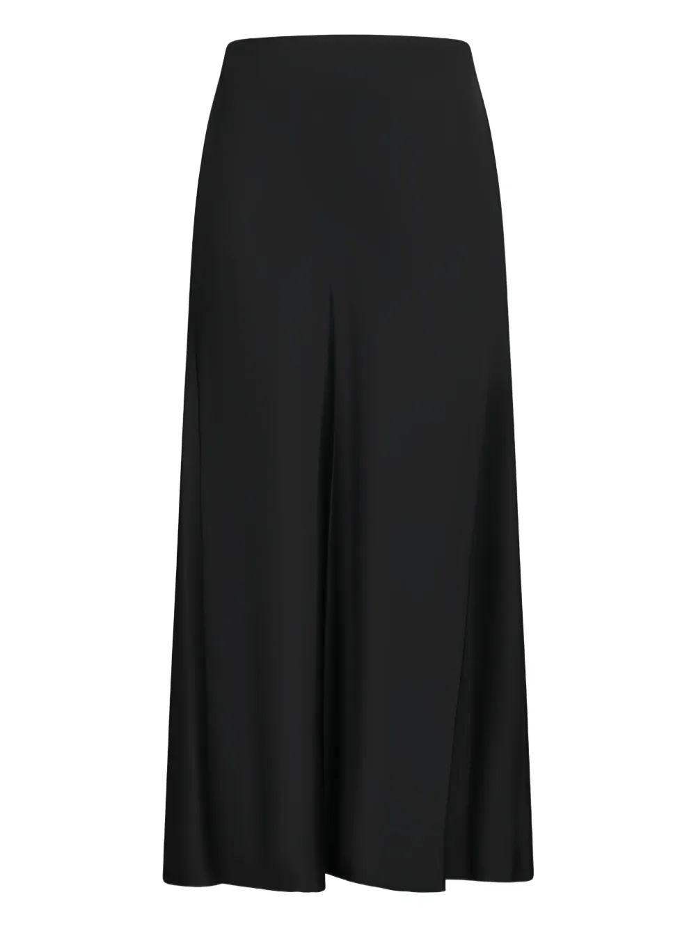 Khaite Concealed-fastening Midi Skirt In Black