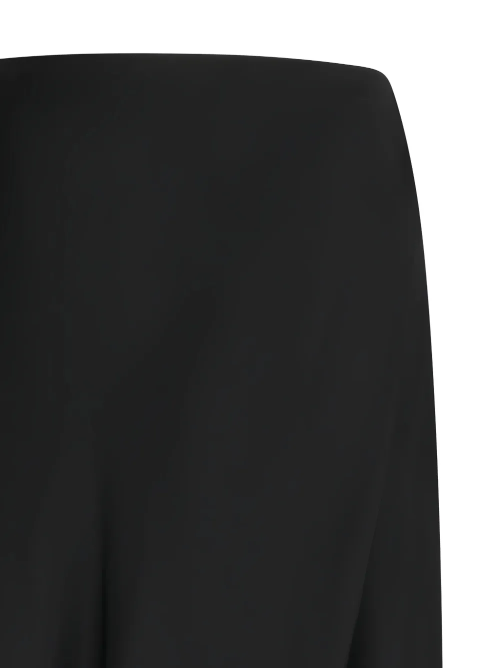 Khaite Concealed-fastening Midi Skirt In Black