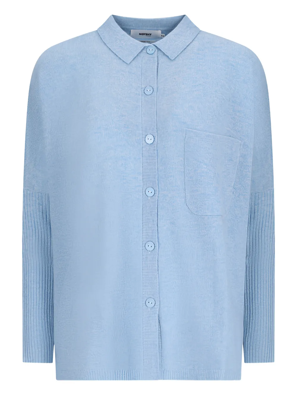 NOTSHY Andrea pocket button-up shirt - Blu
