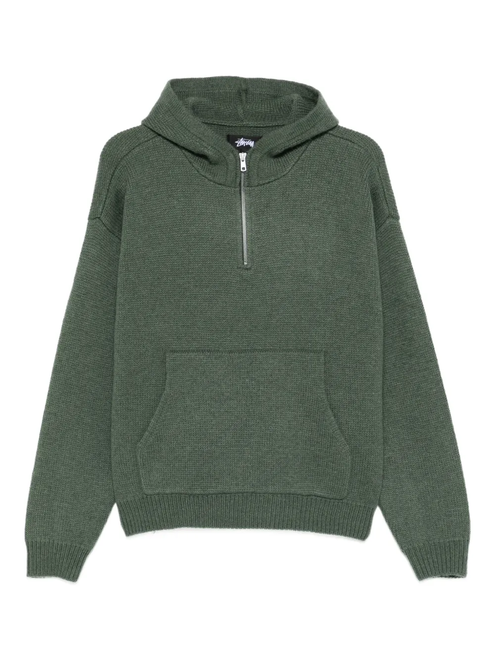 Stüssy half-zip hoodie - Verde