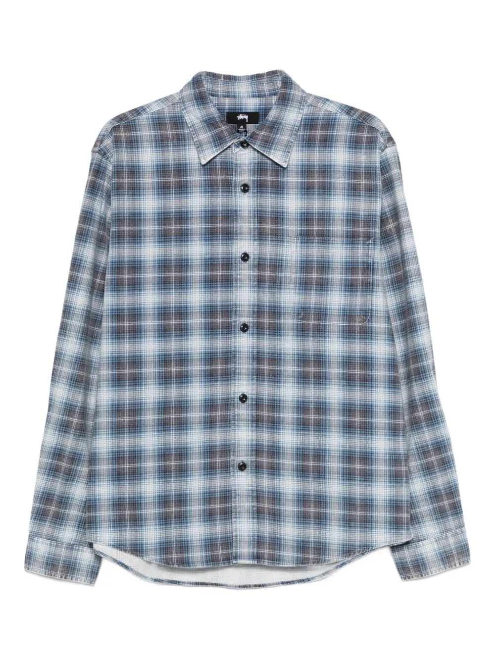 Stüssy Dax plaid-pattern shirt - Blu