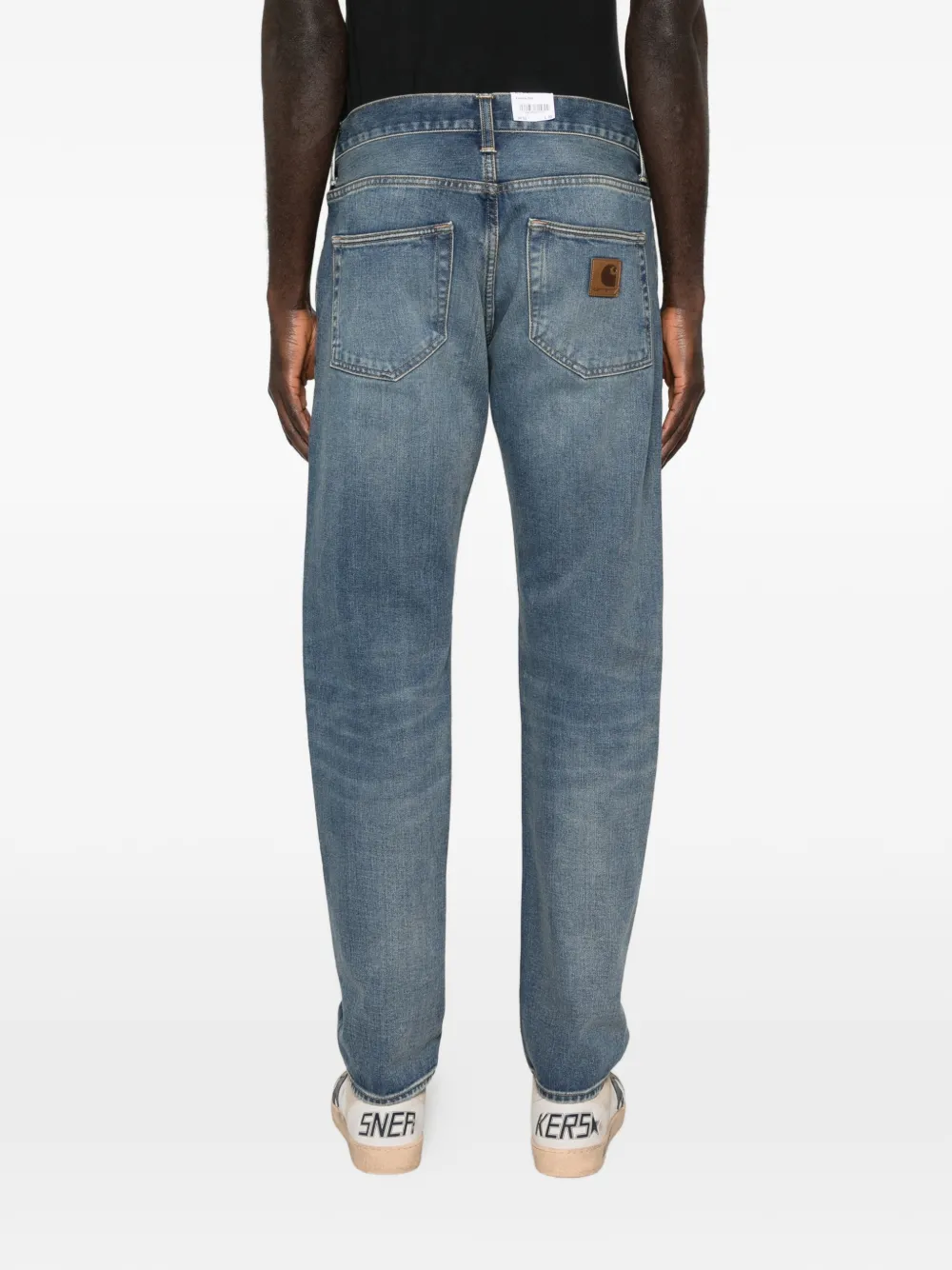 Carhartt WIP Klondike jeans met knopen Blauw