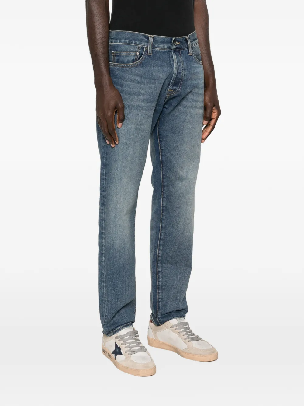  Carhartt Wip Klondike Buttoned Jeans - Blue 