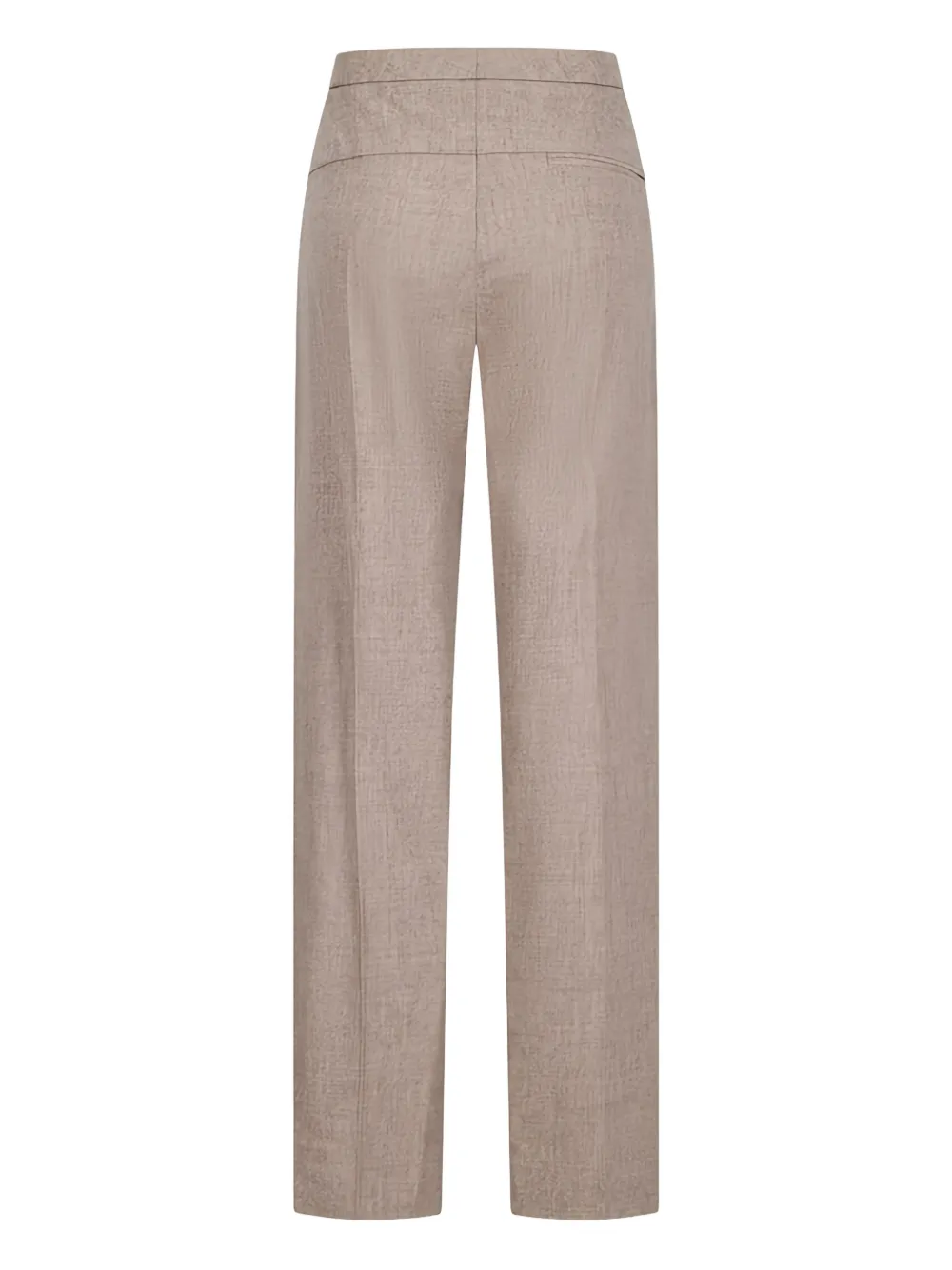 Khaite Miles Concealed-fastening Trousers In Gray