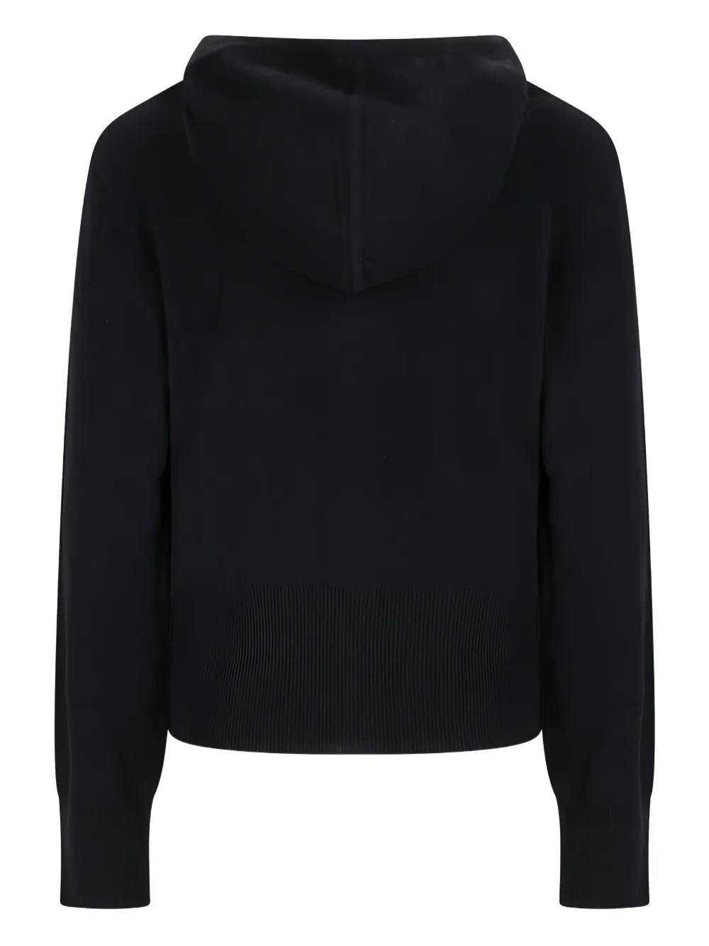 Notshy Zora Hooded Zip Cardigan In Black