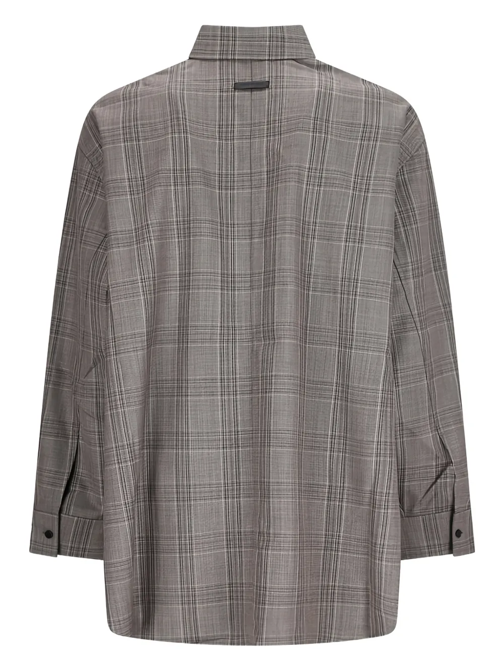 Fear Of God Tartan classic collar shirt - Grijs