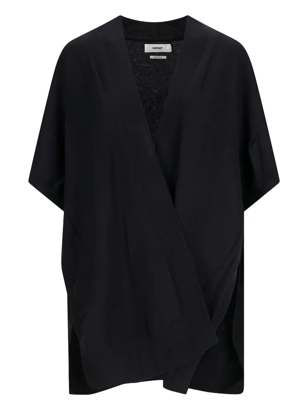 Notshy Hallie Wool Cape In Black