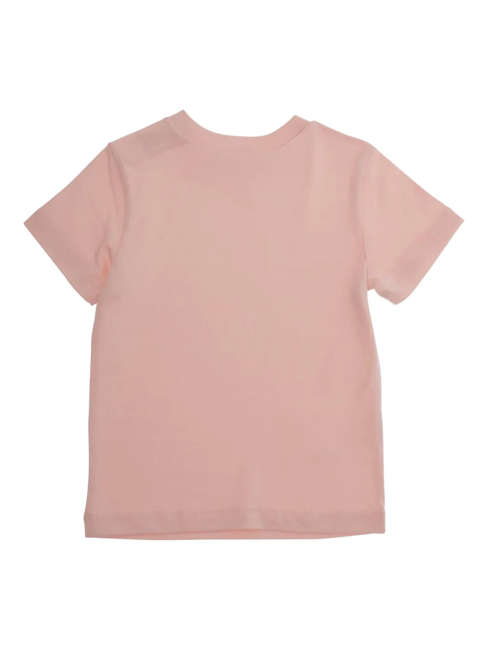 Marni Kids T-shirt met logodetail en ronde hals Roze