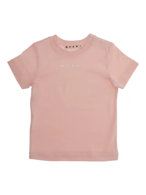 Marni Kids playera con detalle del logo