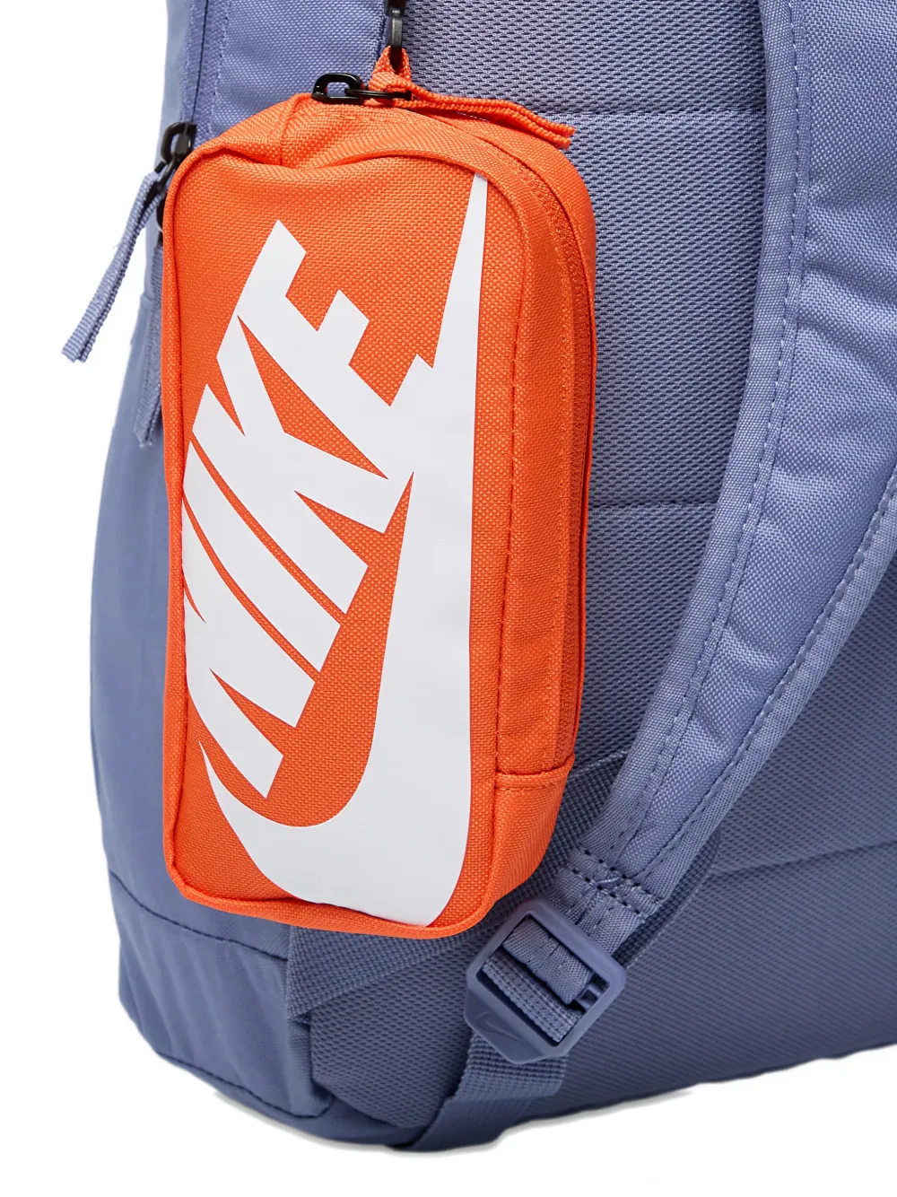 Nike Logo Zip Backpack In Blue