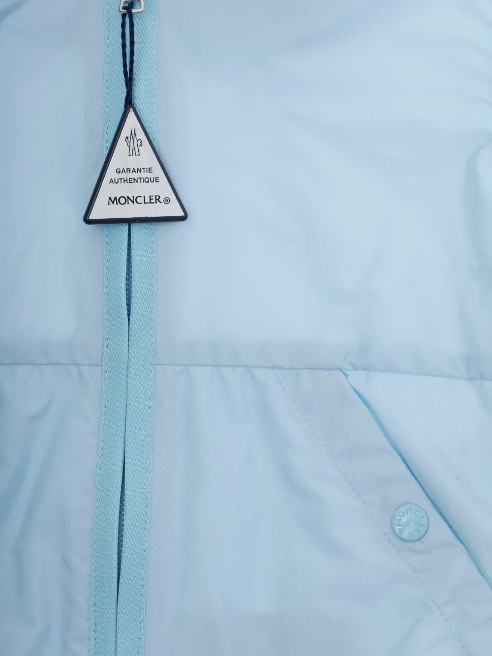  Moncler Enfant Hooded Pocket Jacket - Blue 