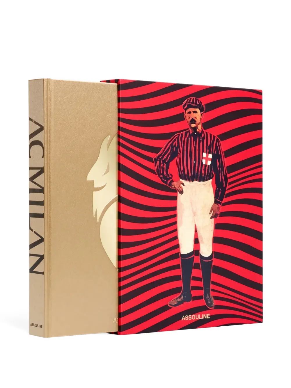 Assouline Ac Milan Classic Hardcover Book In Red