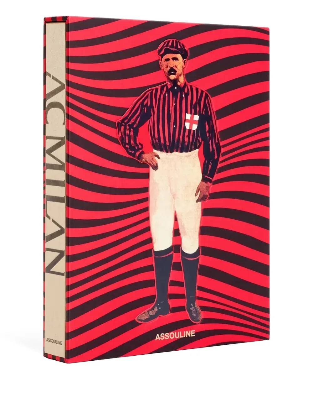 Assouline Ac Milan Classic Hardcover Book In Red