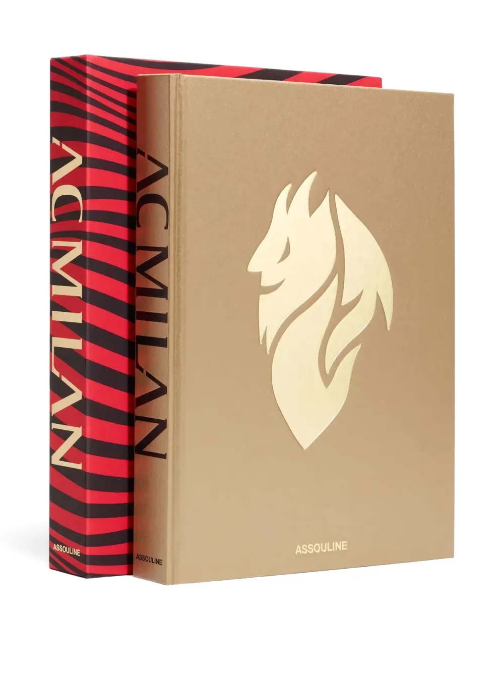Assouline Ac Milan Classic Hardcover Book In Red