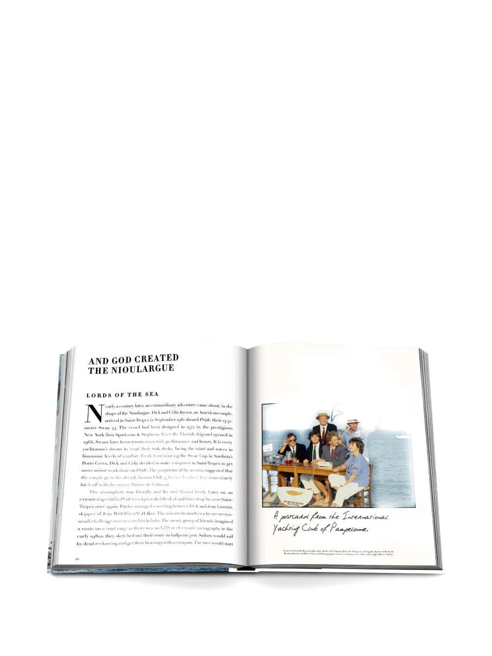 Assouline Saint Tropez Yachting Book In Blue