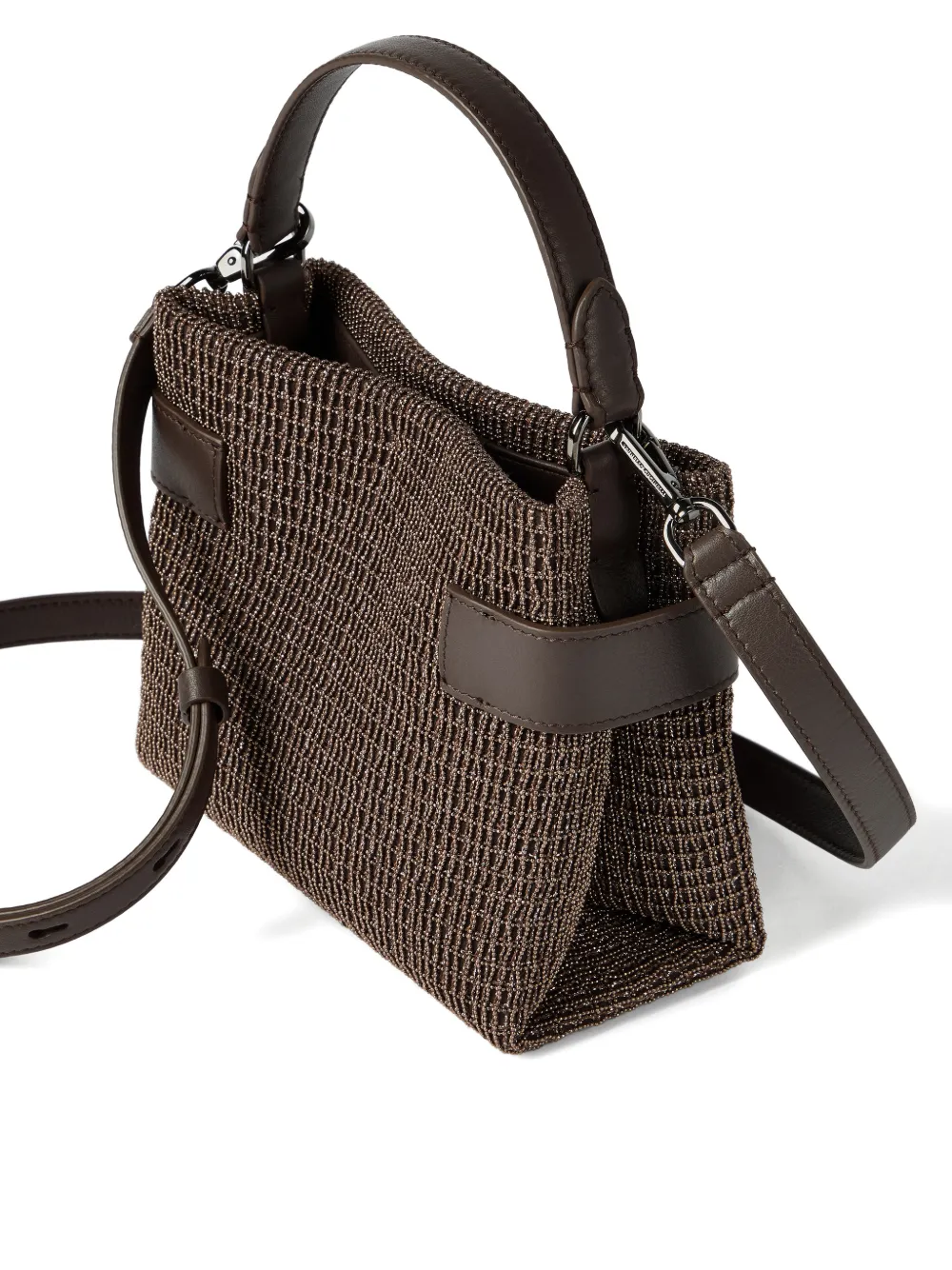 Small Essence Net-Embroidered Tote Bag