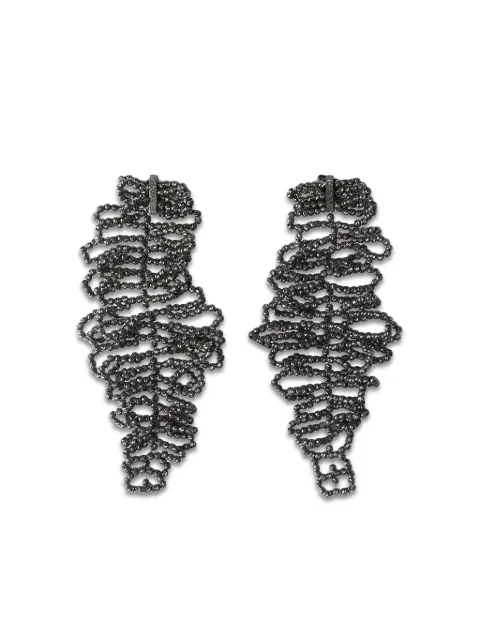Brunello Cucinelli sculptured-design earrings