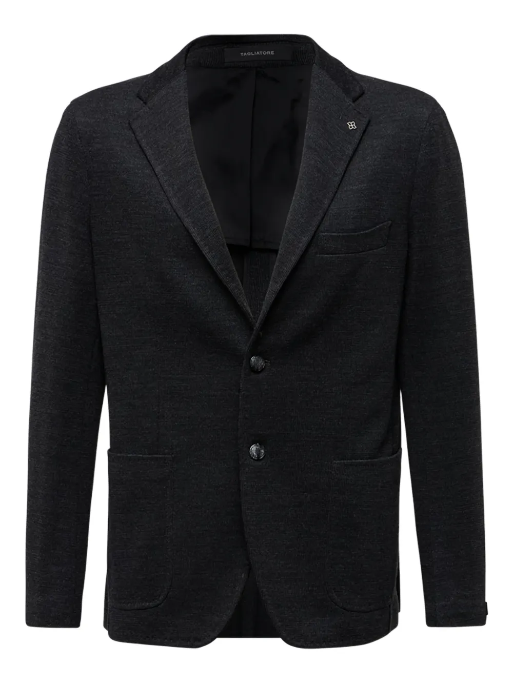 Tagliatore button-fastening logo-detailed jacket - Grigio