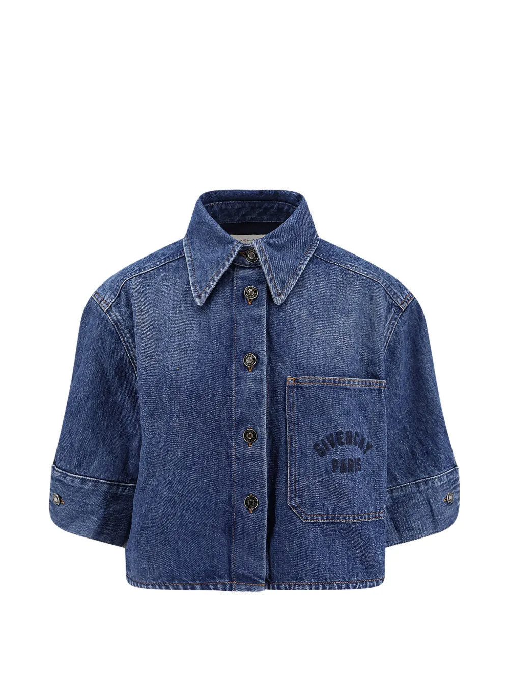 Givenchy short-sleeve pocket shirt - Blau