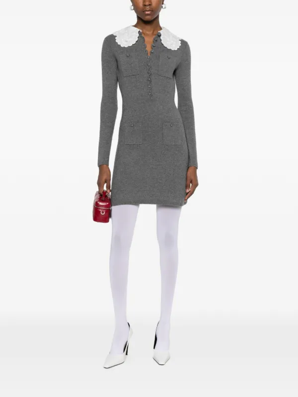 knee length dresses for ladies SELF-PORTRAIT