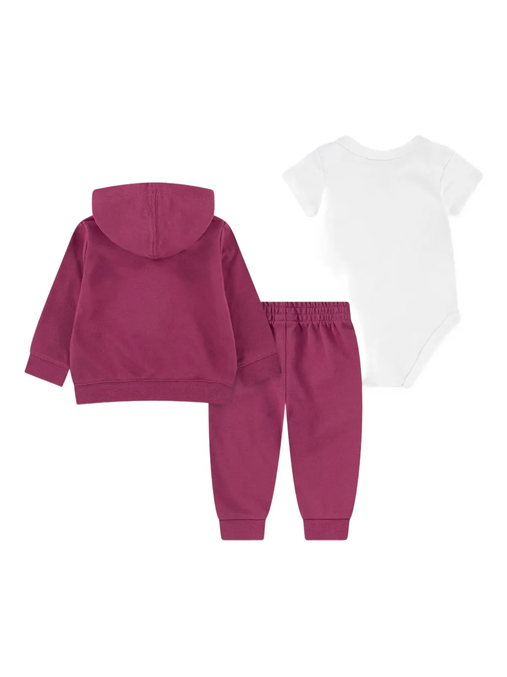 Nike Baby Girls 3 Piece Tracksuit Set In Purple
