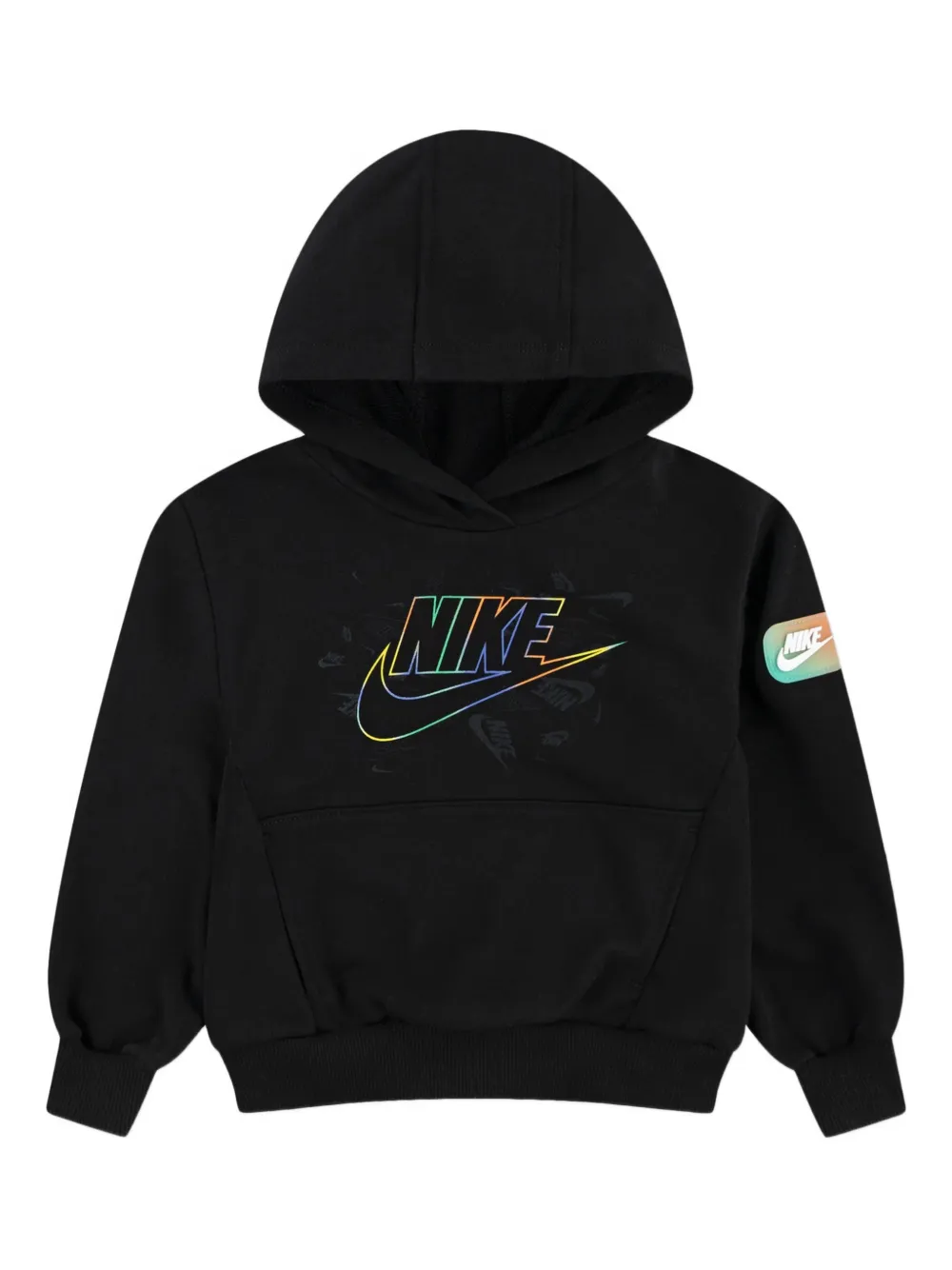 Nike Boys Nsw Rv Gfx Tracksuit In Black