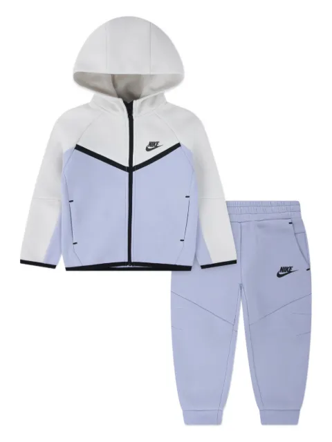 Nike Kids logo full-zip tracksuit