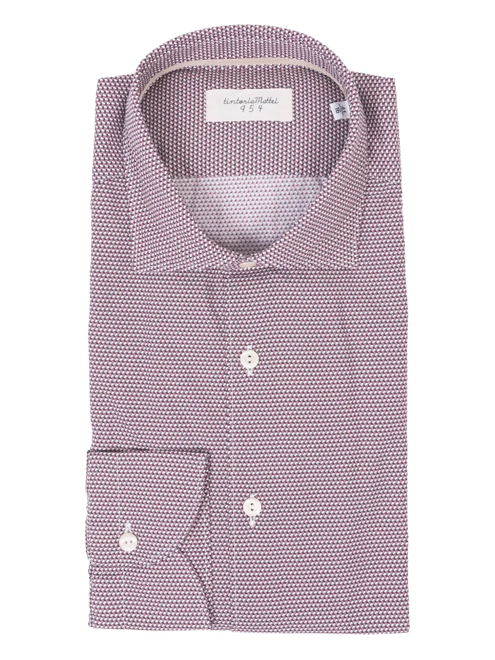 Tintoria Mattei patterned shirt | Red | Image 1