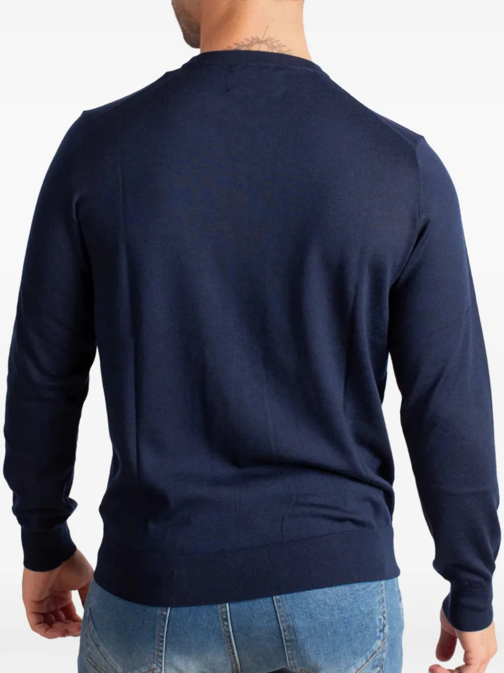 Mc2 Saint Barth Crew-neck Sweater In Blue