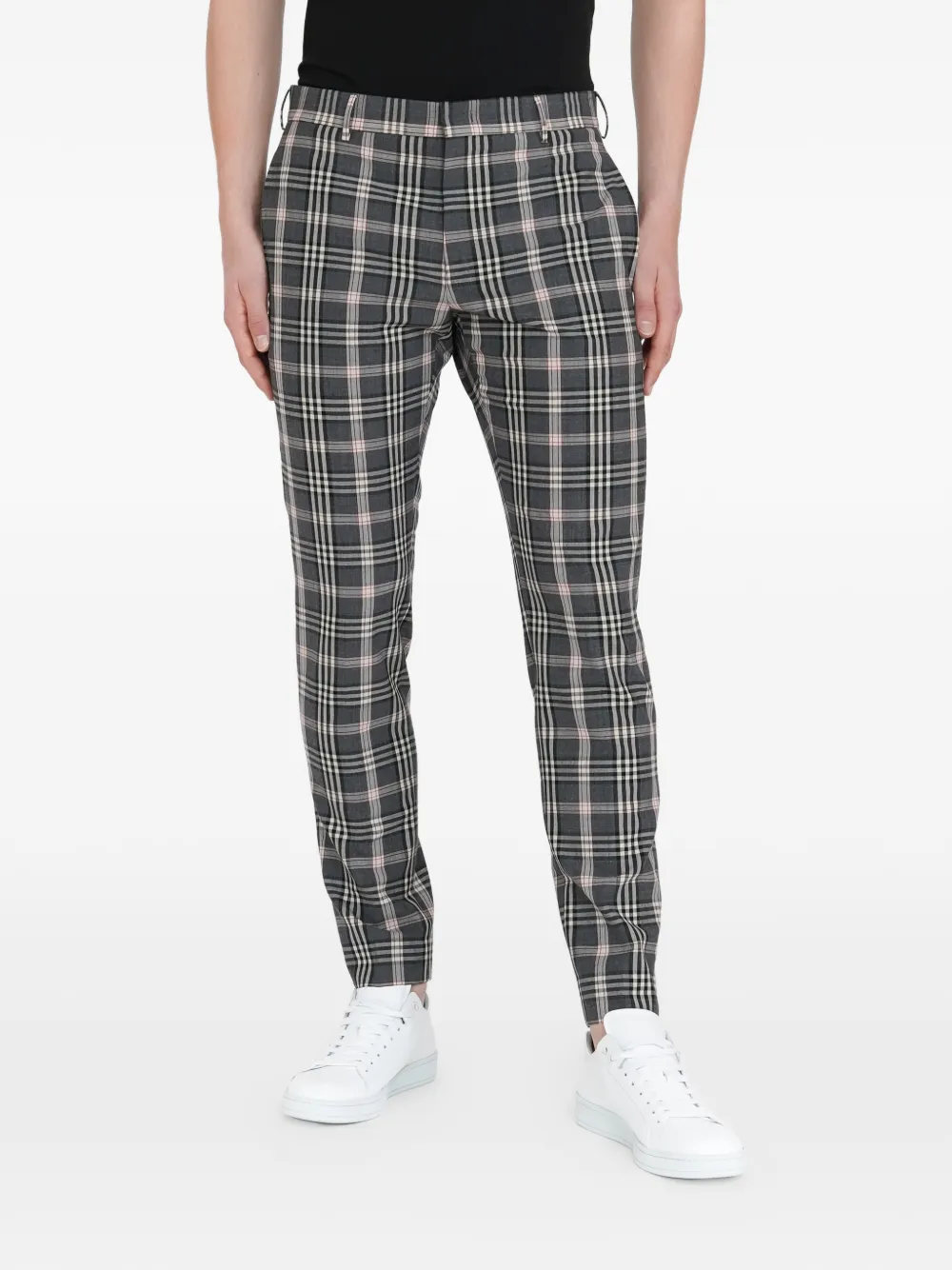 PT Torino plaid trousers | Grey | Image 1