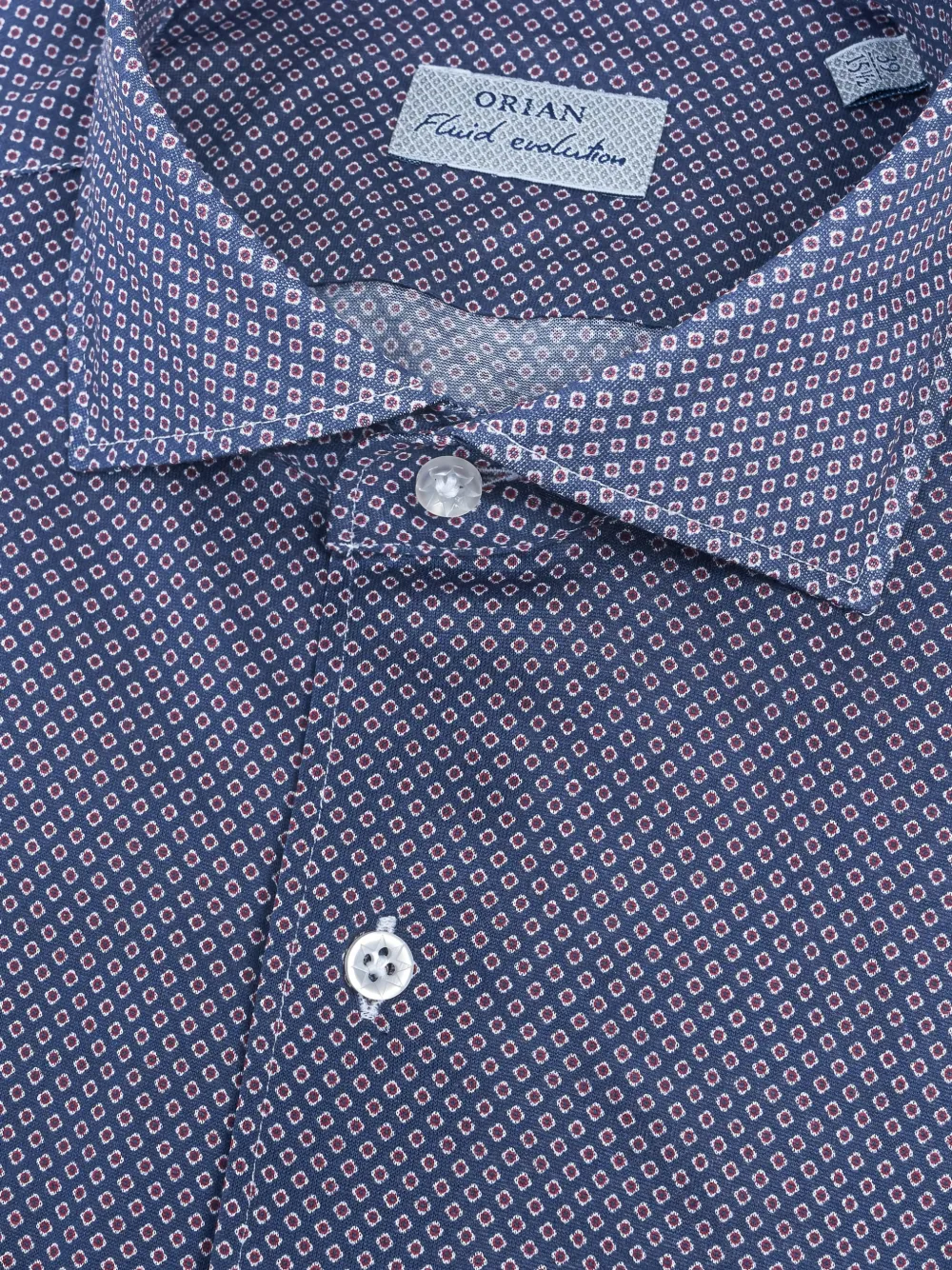 Orian button-fastening shirt - Blauw