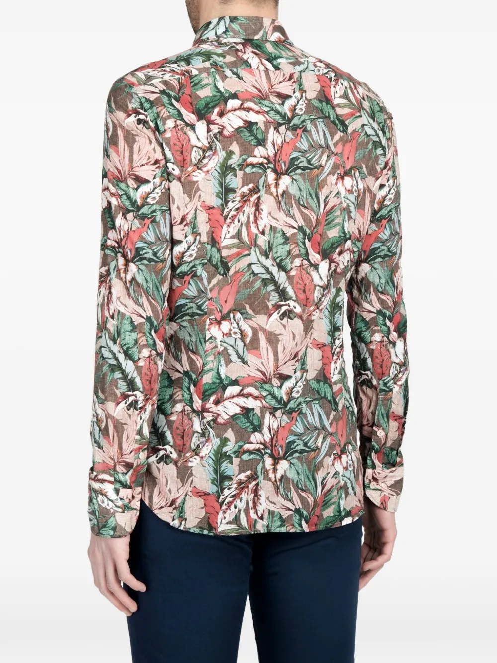 Foliage-Print Shirt