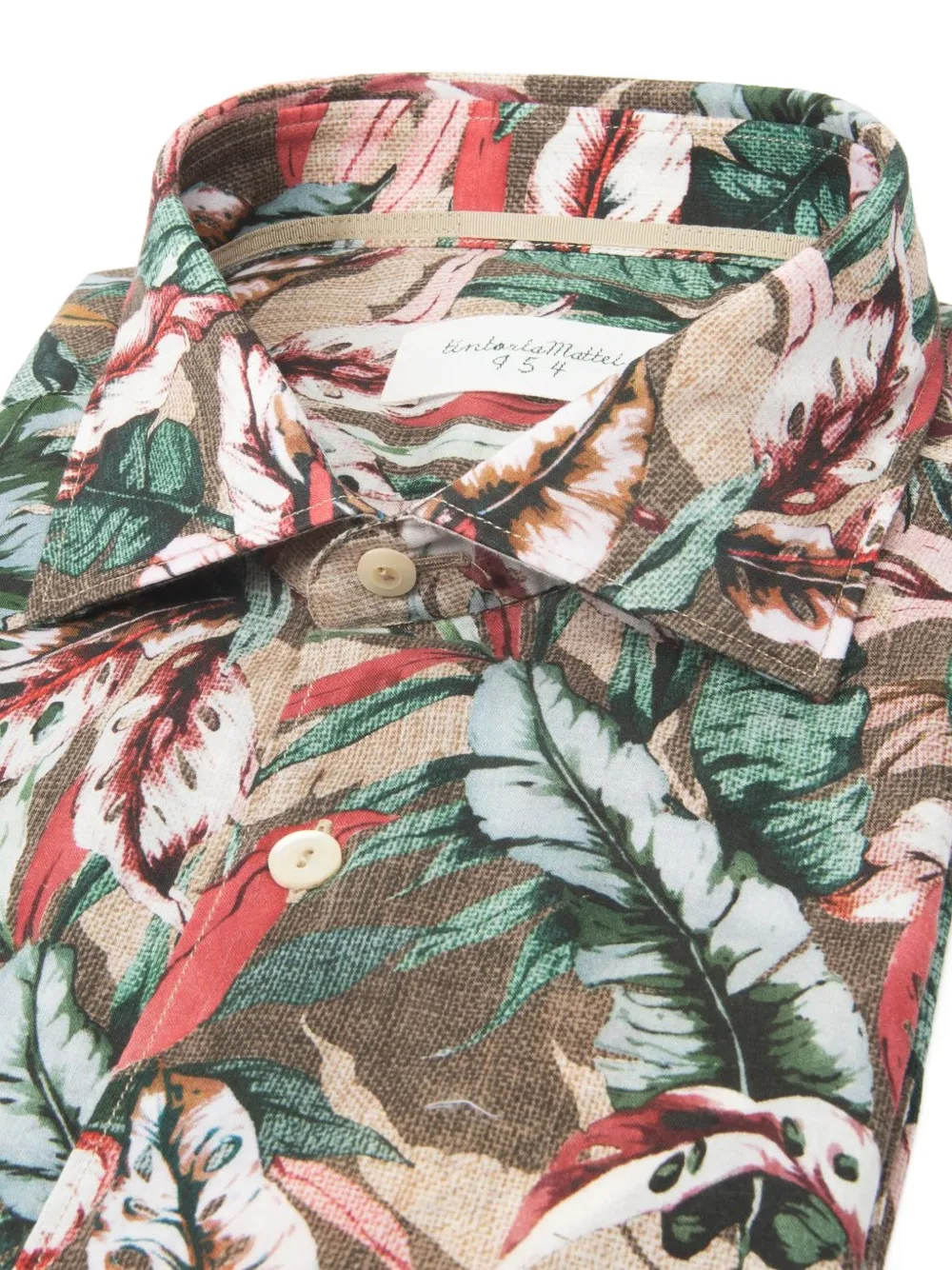 Foliage-Print Shirt