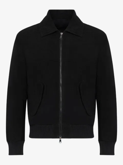 FRANZESE COLLECTION zip leather jacket