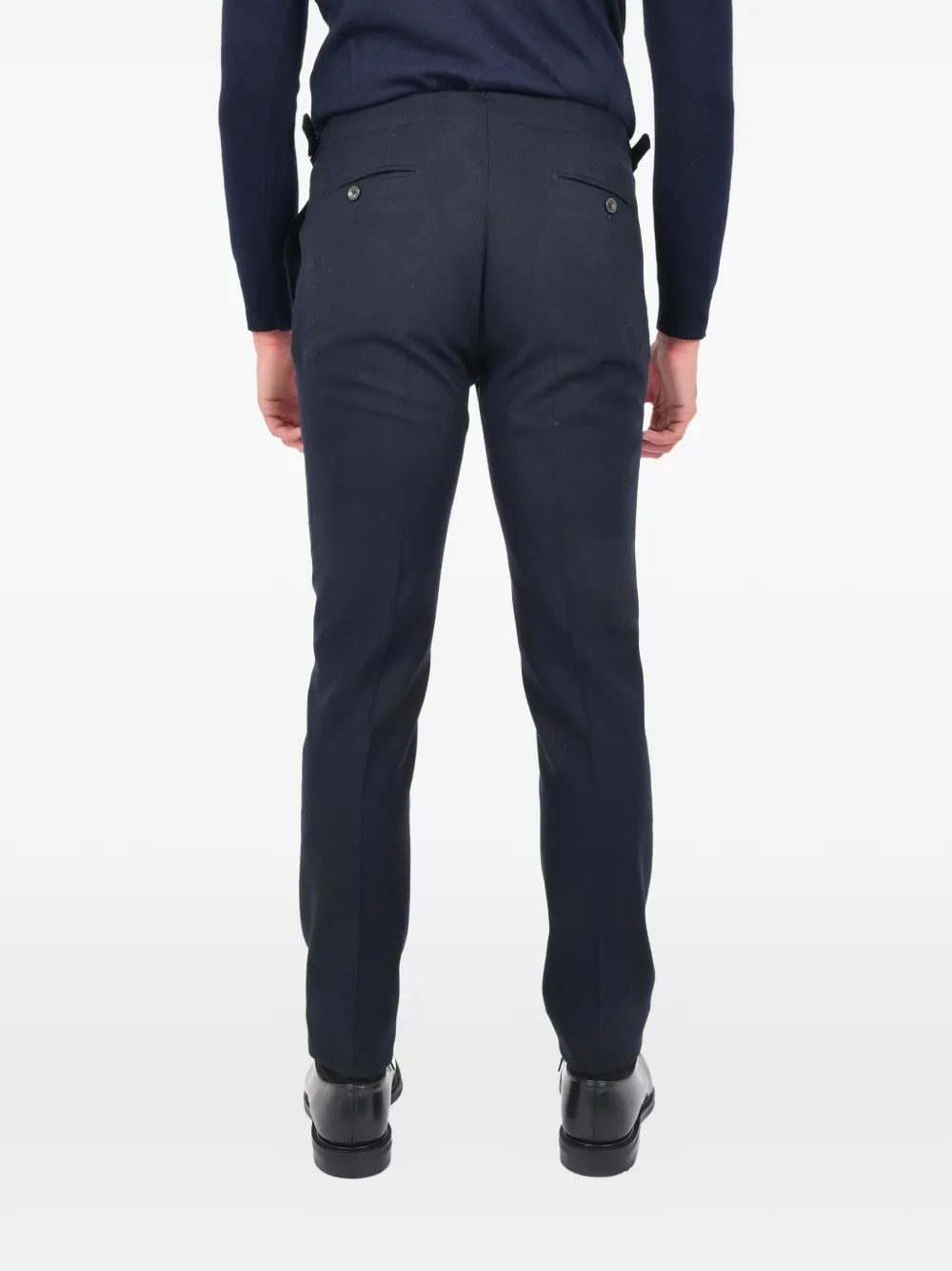 FRANZESE COLLECTION darted tailored trousers - Blauw
