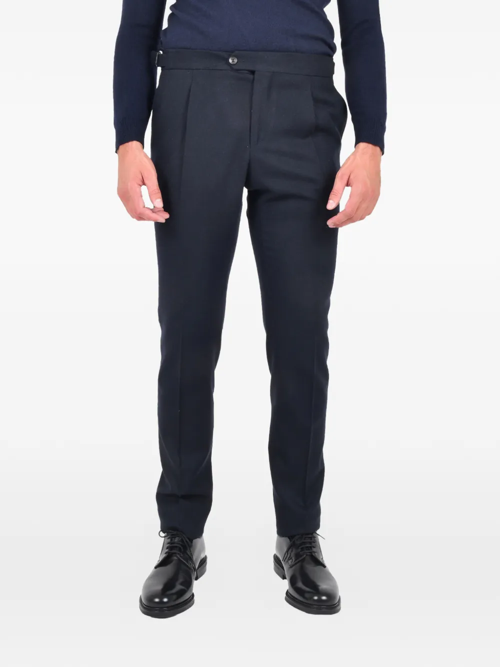 FRANZESE COLLECTION darted tailored trousers | Blue | Image 1