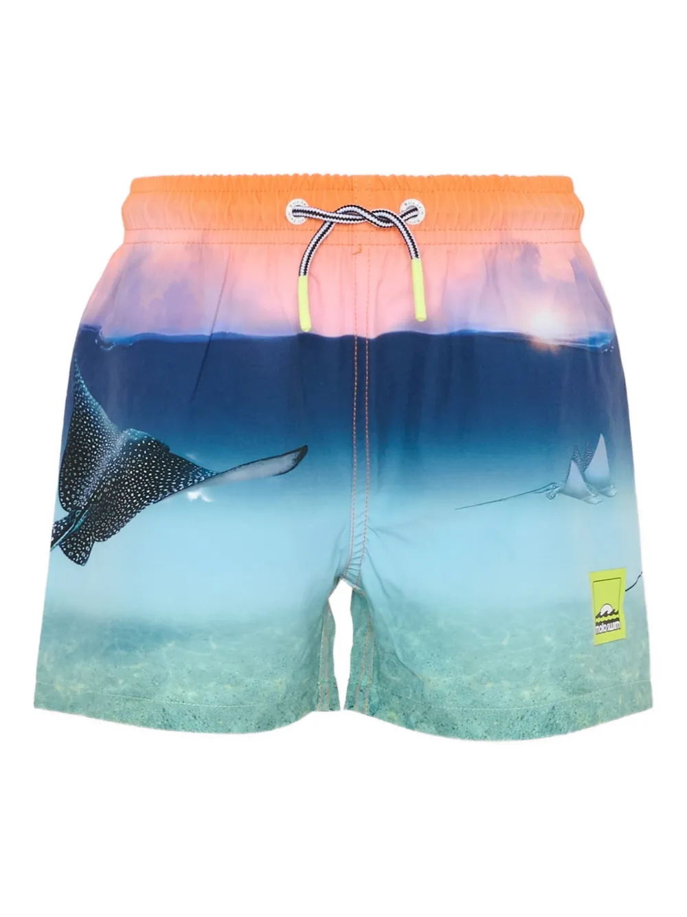 Molo graphic swim shorts | Blue | Image 1