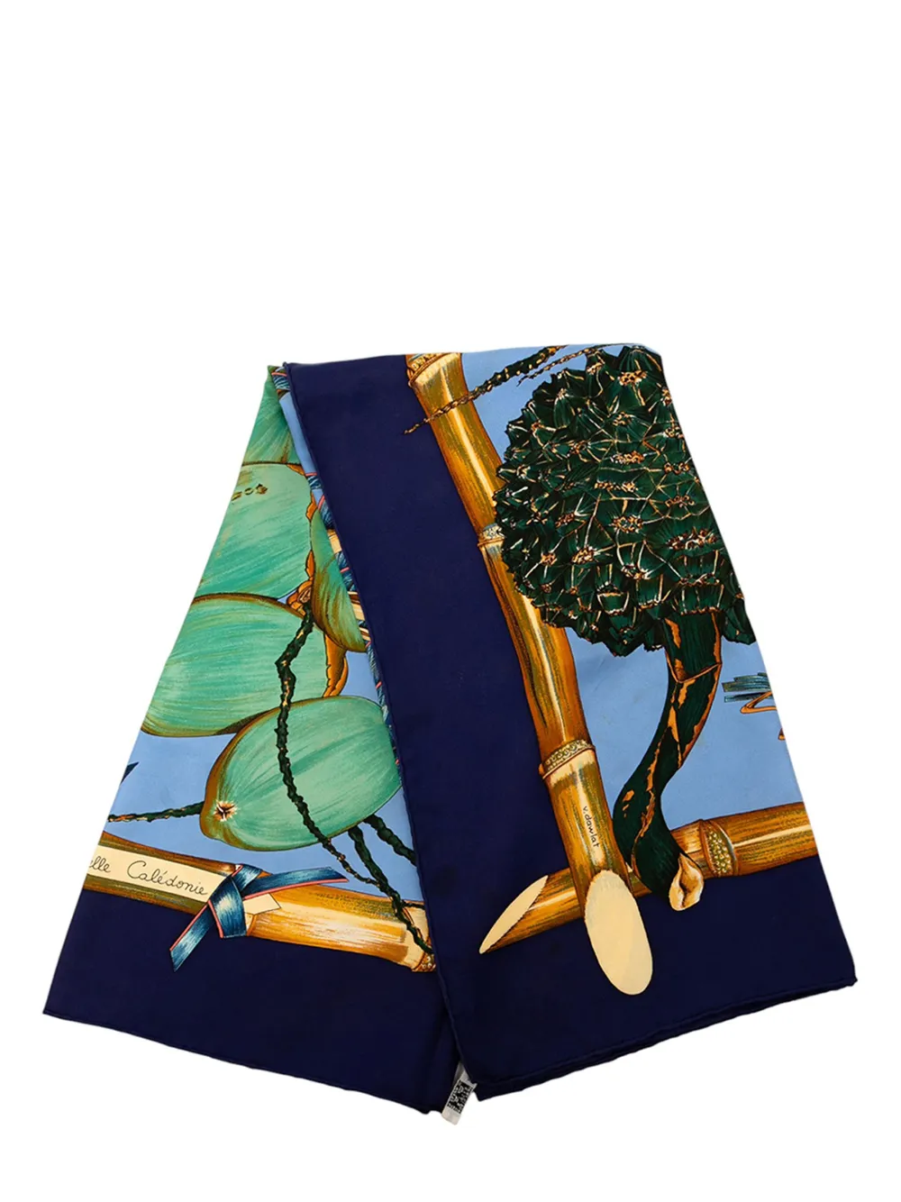 Hermès Pre-Owned 1990-2010 Nouvelle Caledonie Silk Scarf scarves - ブルー