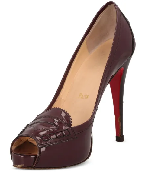 Christian Louboutin Pre-Owned 120mm open-toe stiletto-heel pumps