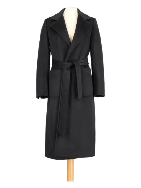 Max & Moi double-breasted belted wool coat