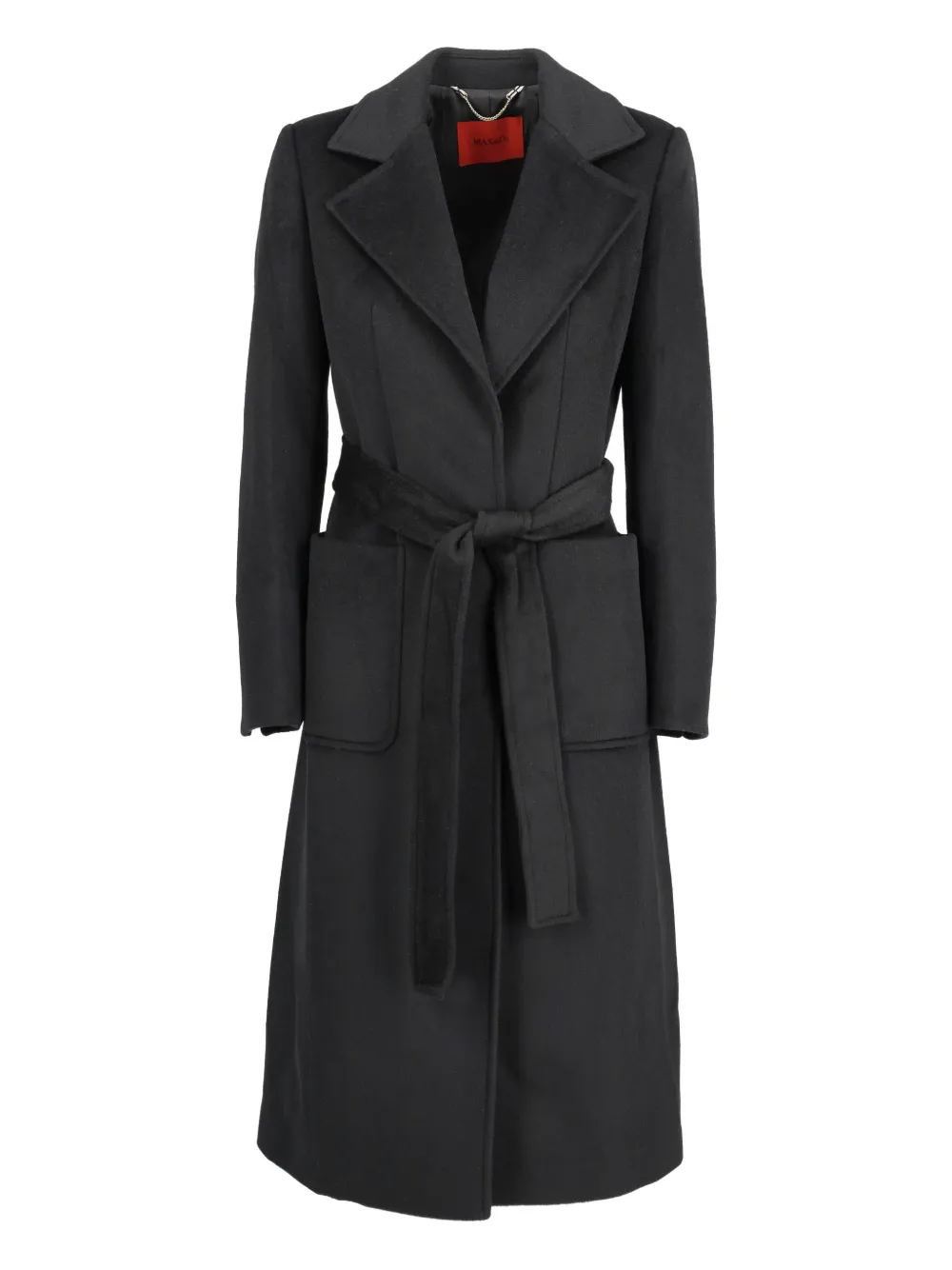 Max & Moi double-breasted belted wool coat | negro | Image 1